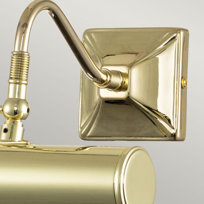 Picture 19cm Mässing från Elstead Lighting - En enkel serie av stilrena och eleganta tavelbelysningar i polerad m&auml;ssing-finish.