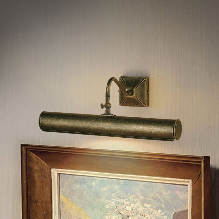 Picture 36cm Svart/guld från Elstead Lighting - En enkel serie av stilrena och eleganta tavelbelysningar i svartguld finish.