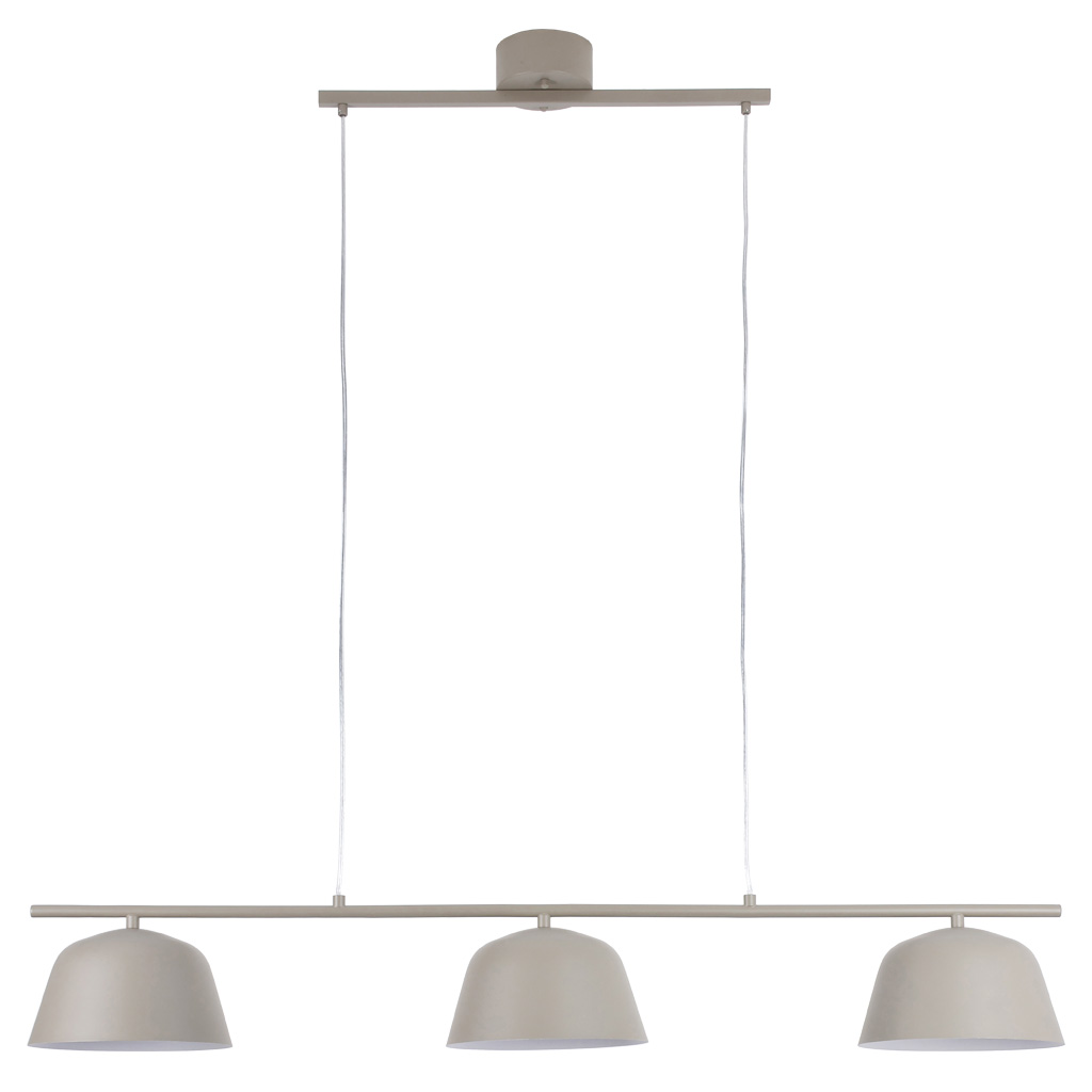 Pop 125cm Beige taklampa från Nordic Lighting - Pop &auml;r en stilren taklampa i metall med en mjuk, beige finish som ger ett lugnt och modernt intryck.