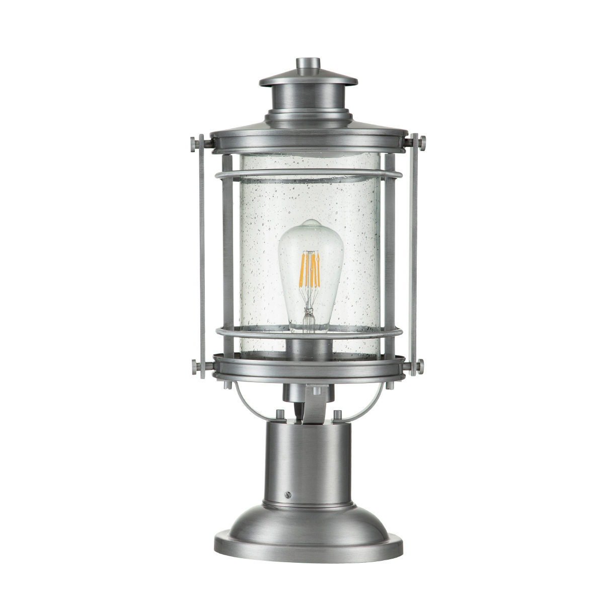 Booker 47cm Aluminium från Elstead Lighting - Booker &auml;r en stilfull och robust portlykta med en design inspirerad av klassiska marina lanternor.