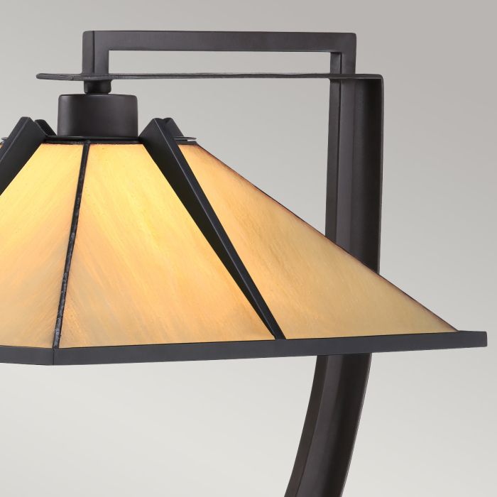 Pomeroy 55cm Brons/gul från Elstead Lighting - Tiffany-lampor finns i en m&auml;ngd olika stilar, och Pomeroy &auml;r inget undantag.