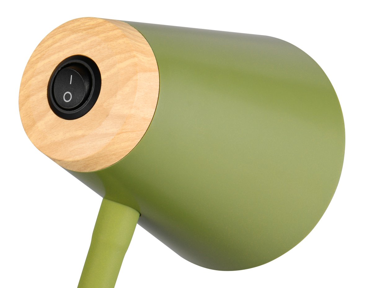 Pongo 36cm Grön skrivbordslampa från Trio Lighting - Med sin n&auml;tta form och r&ouml;rliga arm &auml;r Pongo m&aring;ngsidig och sm&auml;lter enkelt in i alla hem och stilar.