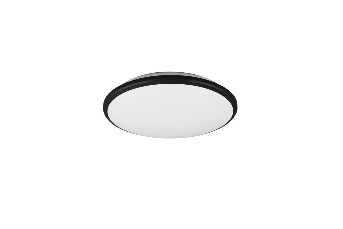 Limbus Ø34 Svart plafond från Trio Lighting - Limbus &auml;r anspr&aring;ksl&ouml;s, tidl&ouml;s och sm&auml;lter in i alla rum.