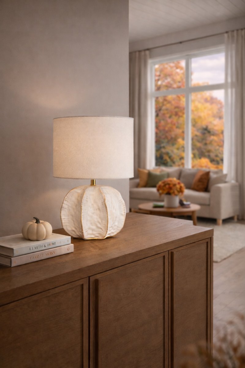 Sandy 37cm Vit bordslampa från Cottex - Sandy &auml;r en dekorativ bordslampa med en mjukt formad lampfot i keramik som ger ett levande och organiskt uttryck.