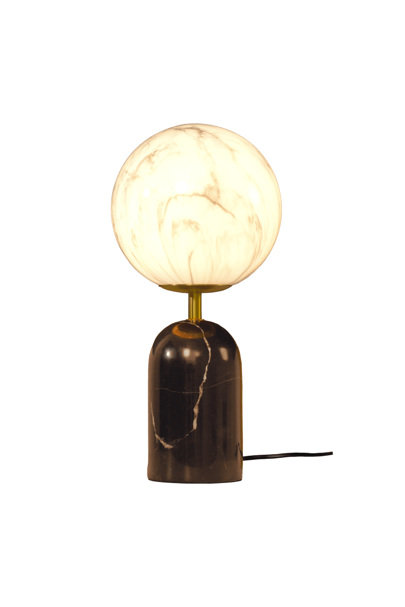 Aneta Lighting - Pierre 30cm - Bordslampa - Svart/vit