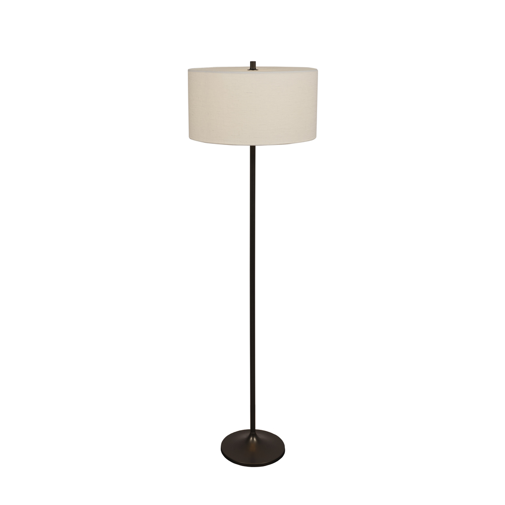 Belid - Soft - Golvlampa - Vit/brons