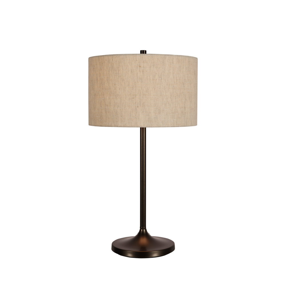 Soft 64cm Natur/brons bordslampa från Belid - Soft bordslampa &auml;r en stilren och harmonisk lampa med en sk&auml;rm i naturligt, europeiskt odlat lin och en fot i metallisk bronsfinish.