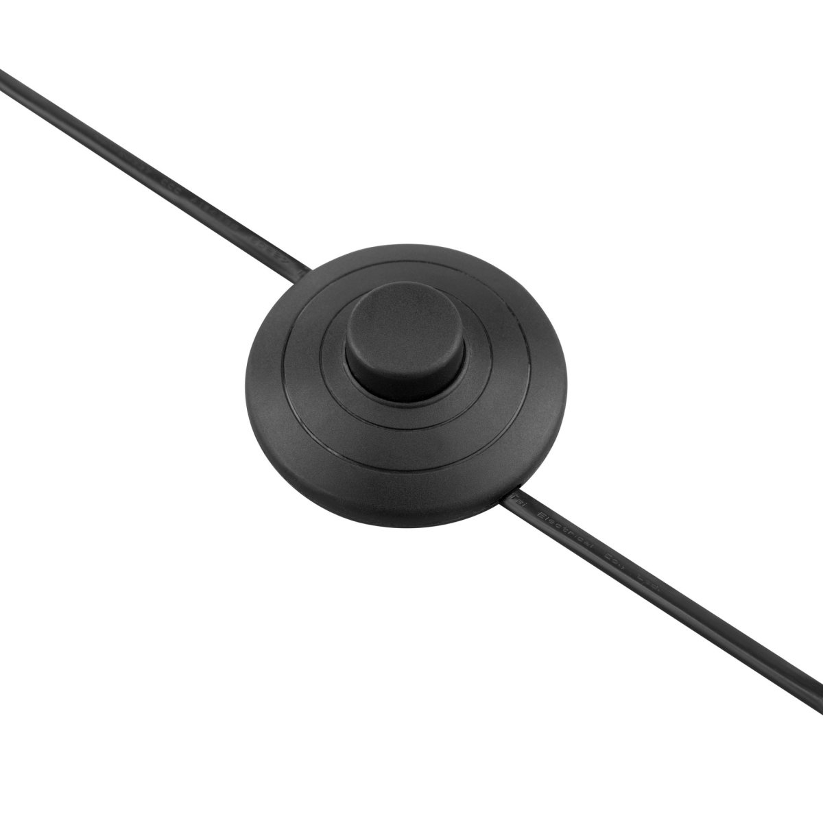 Vessa Svart golvlampa från Brilliant - Vessa &auml;r en stilren golvlampa i svart metall med en vit kupa i plast som ger lampan ett mjukt och elegant uttryck.