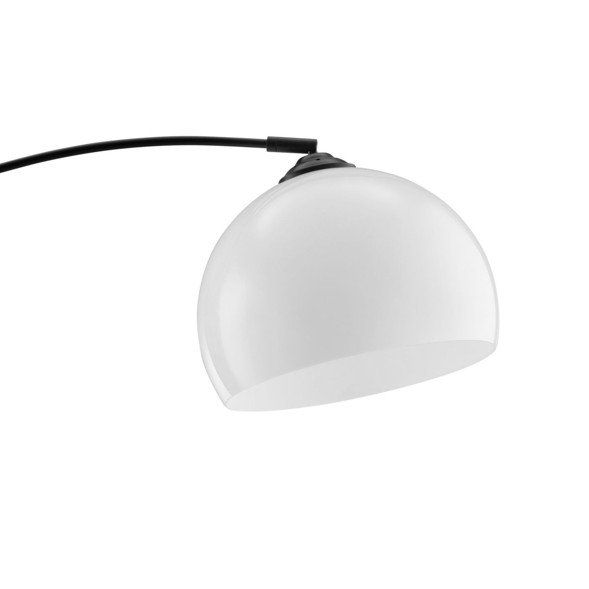 Vessa Svart golvlampa från Brilliant - Vessa &auml;r en stilren golvlampa i svart metall med en vit kupa i plast som ger lampan ett mjukt och elegant uttryck.