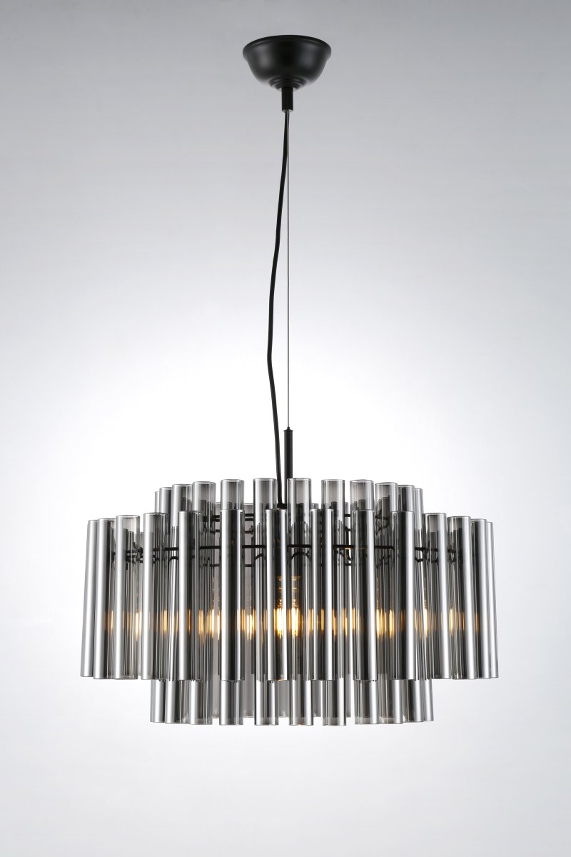 Lancaster Ø54 Rökfärgad taklampa från Lampan - Lancaster &auml;r en elegant taklampa som kombinerar moderna material med en exklusiv karakt&auml;r.