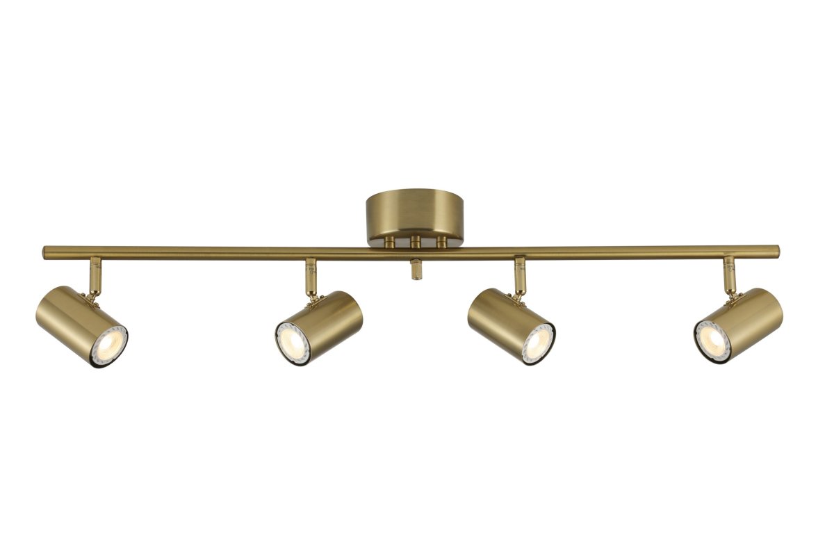 Zoom bild av Omega 4 Mässing spotlight från Nordic Lighting - Omega &auml;r en klassisk spotlight med elegant design av metall i borstad m&auml;ssingfinish.