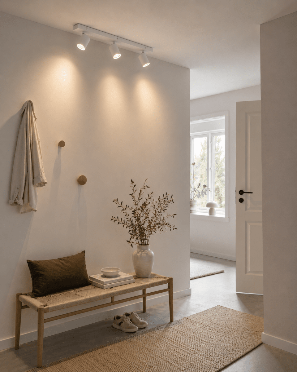 Crux 3 Vit spotlight från Nordic Lighting - Crux &auml;r en klassisk spotlight med tidl&ouml;s design i vit metall.