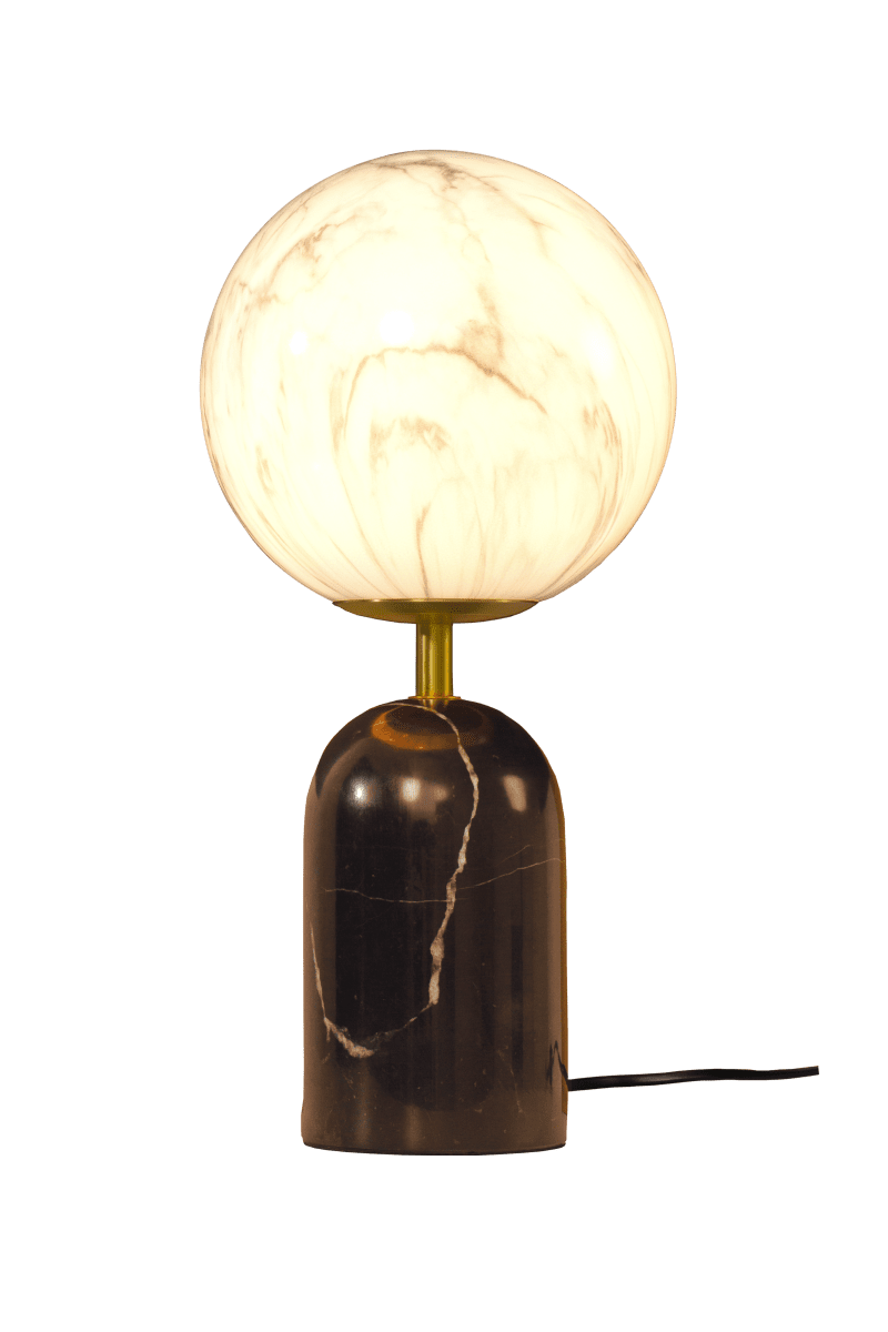 Aneta Lighting - Pierre 42cm - Bordslampa - Svart/vit