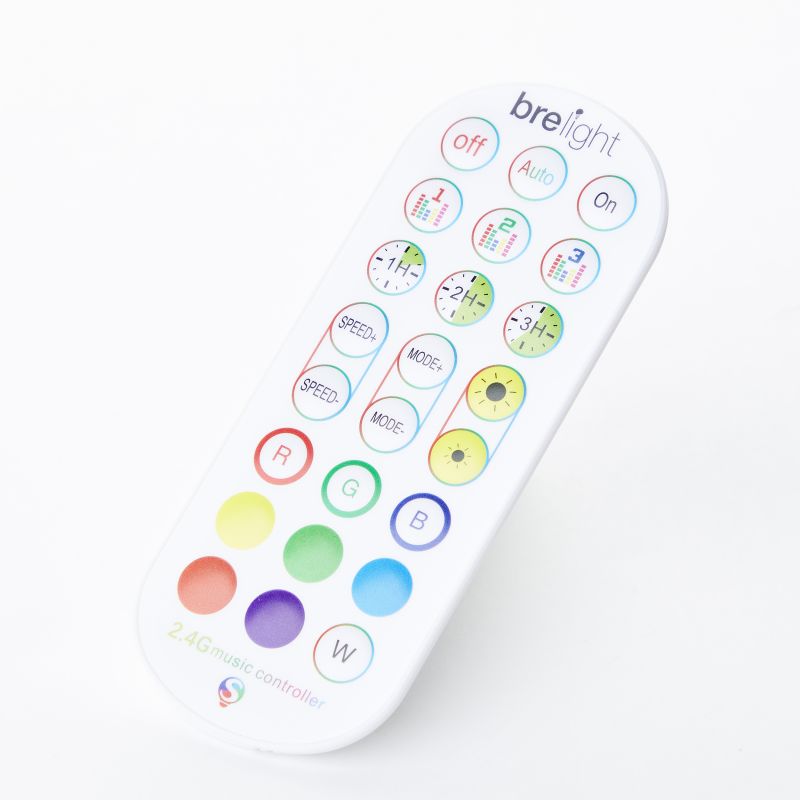 Neele 50cm Vit bordslampa från Brilliant - Med RGB-LED f&aring;r du tillg&aring;ng till ett brett spektrum av f&auml;rger och effekter, s&aring; att du enkelt kan anpassa ljuset efter hum&ouml;r och tillf&auml;lle.