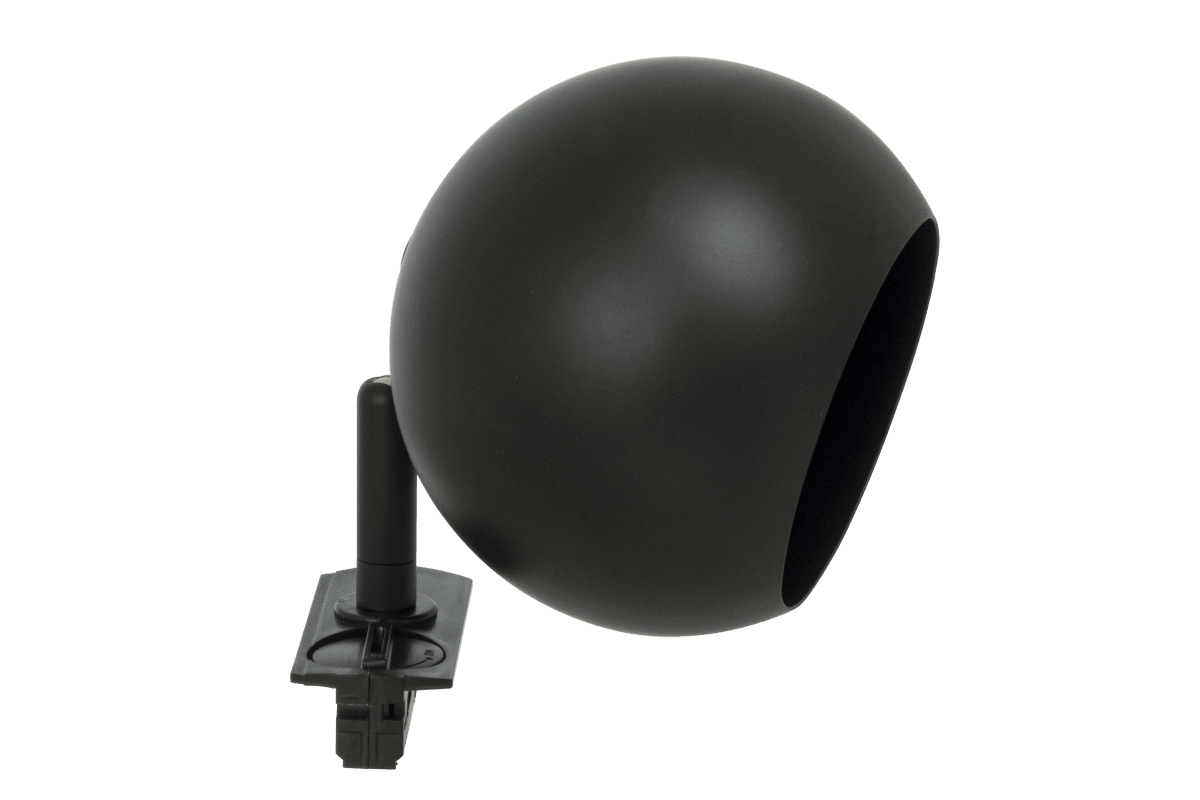 Ball spotlight Svart från Aneta Lighting - Monteras smidigt p&aring; skenan och passar lika bra i hemmet som i offentliga milj&ouml;er.