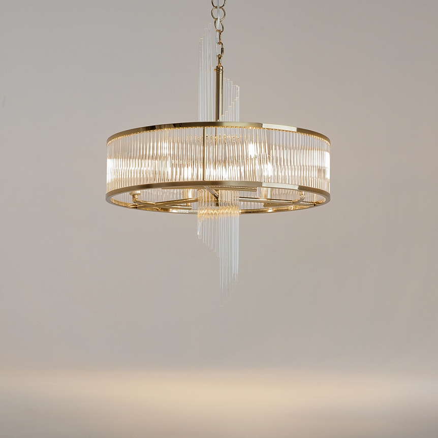Frame Ø58 Guld taklampa från Maytoni - Perfekt att placera i hallen, matsalen eller vardagsrummet d&auml;r den b&aring;de ger funktionellt ljus och en dekorativ touch.