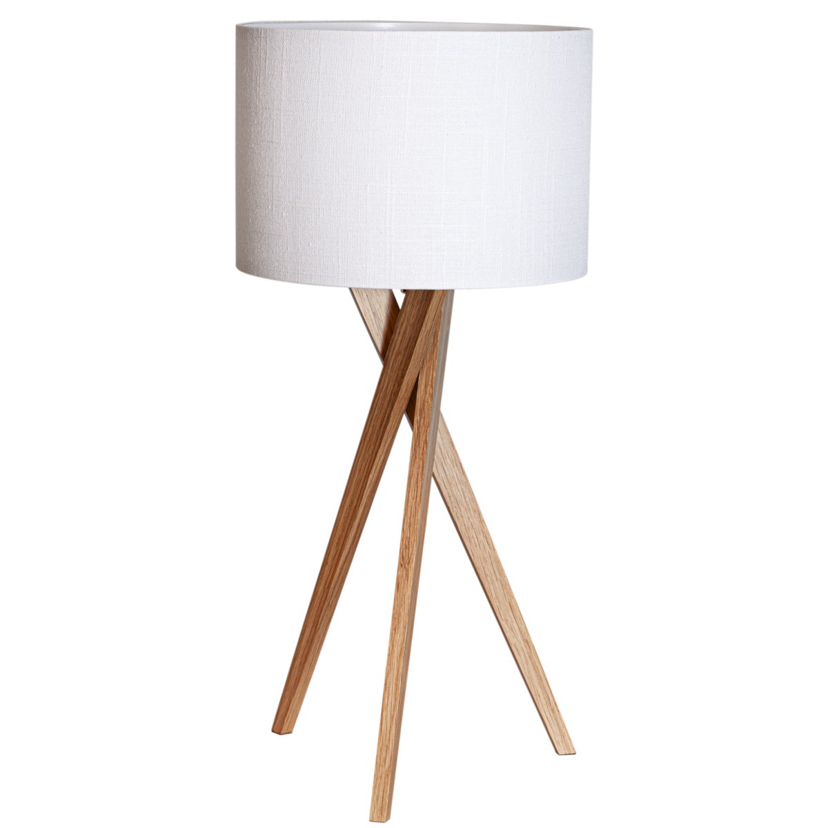 Vega 55cm Ek bordslampa från By Rydéns - Vega &auml;r en modern bordslampa gjord av ek och textil.