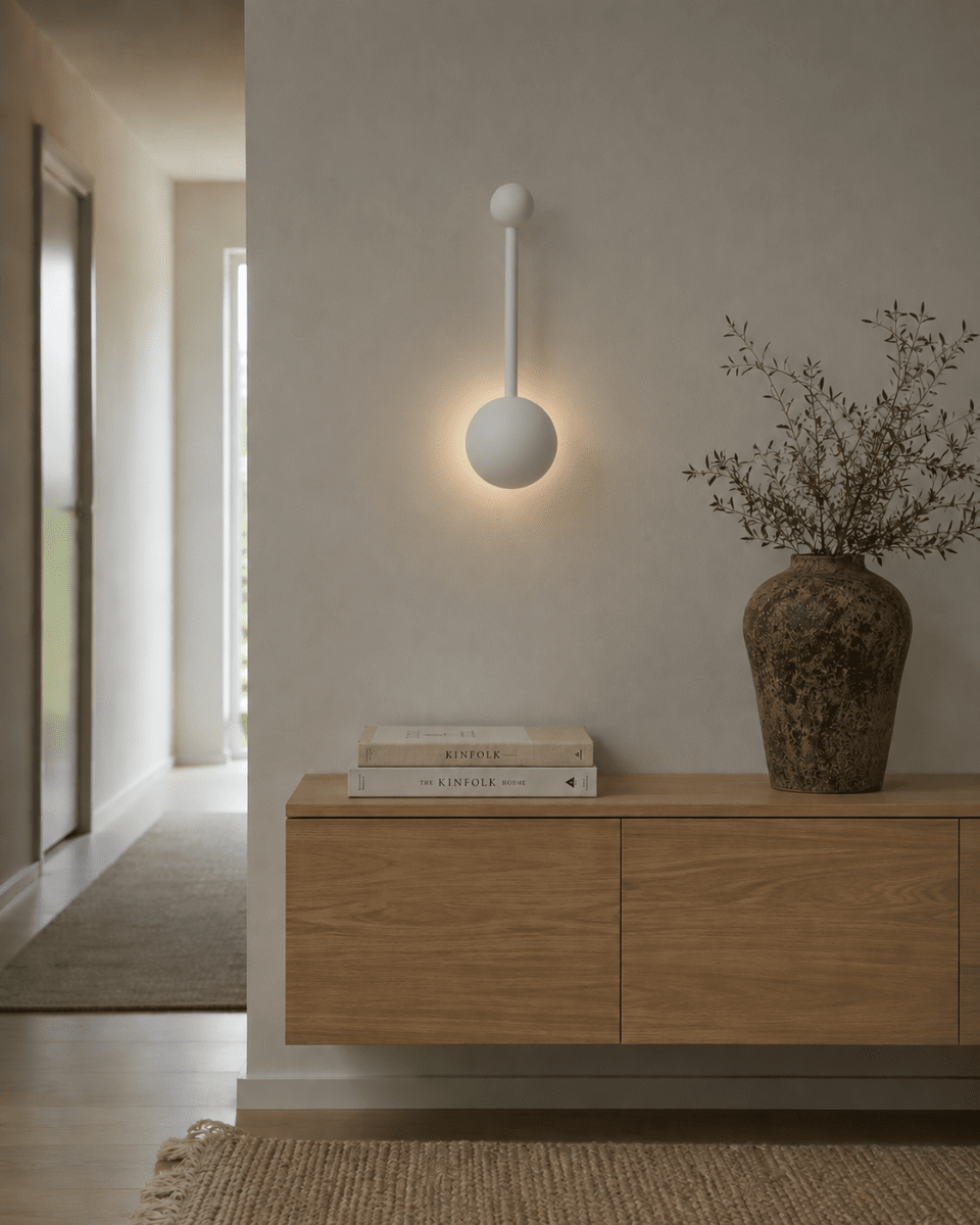 Alba long LED 30cm Vit från Lampan - Ge din inredning ett lyft med Alba long LED v&auml;gglampa&nbsp;&ndash; en elegant och energieffektiv l&ouml;sning f&ouml;r moderna hem och hotellmilj&ouml;er.